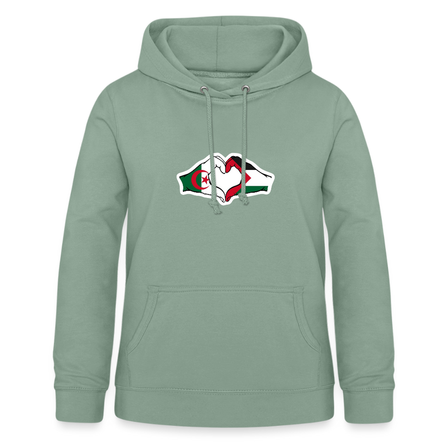 Women's Hoodie - steel green