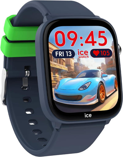 ICE-WATCH - Ice Smart Junior 3.0 Find My - Montre connectée géolocalisable pour Enfant avec Bracelet en Silicone (1.75 Pouces) - Compatible Find My, sans abonnement et sans Carte SIM