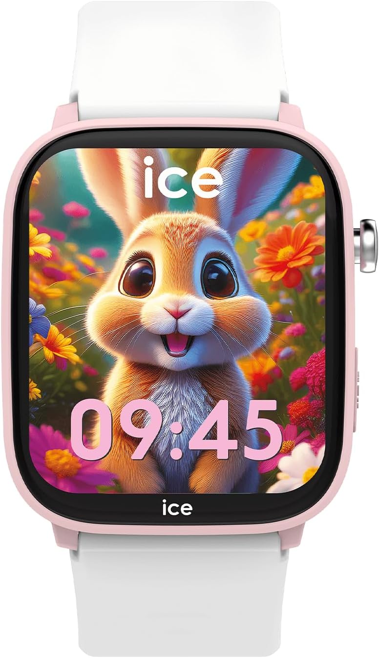 ICE-WATCH - Ice Smart Junior 3.0 Find My - Montre connectée géolocalisable pour Enfant avec Bracelet en Silicone (1.75 Pouces) - Compatible Find My, sans abonnement et sans Carte SIM