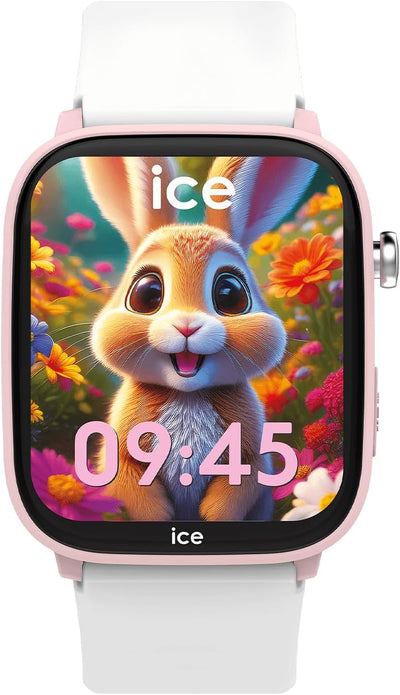 ICE-WATCH - Ice Smart Junior 3.0 Find My - Montre connectée géolocalisable pour Enfant avec Bracelet en Silicone (1.75 Pouces) - Compatible Find My, sans abonnement et sans Carte SIM
