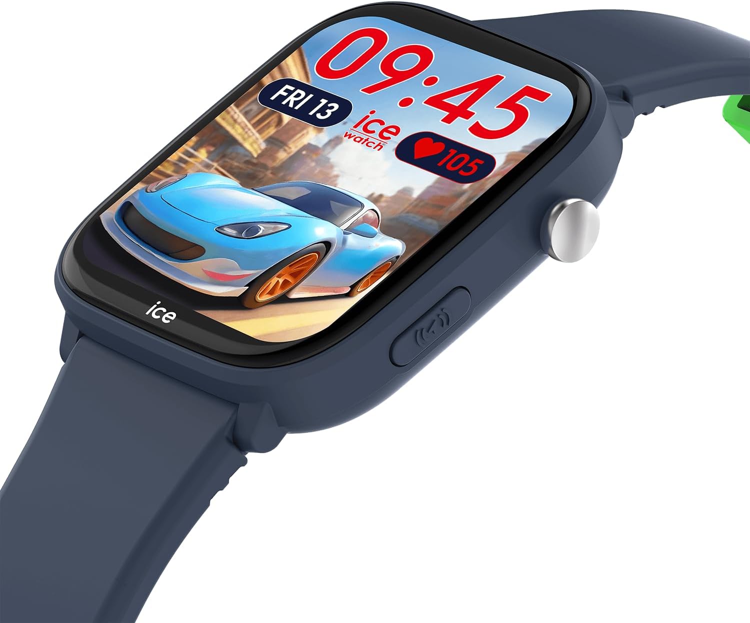 ICE-WATCH - Ice Smart Junior 3.0 Find My - Montre connectée géolocalisable pour Enfant avec Bracelet en Silicone (1.75 Pouces) - Compatible Find My, sans abonnement et sans Carte SIM