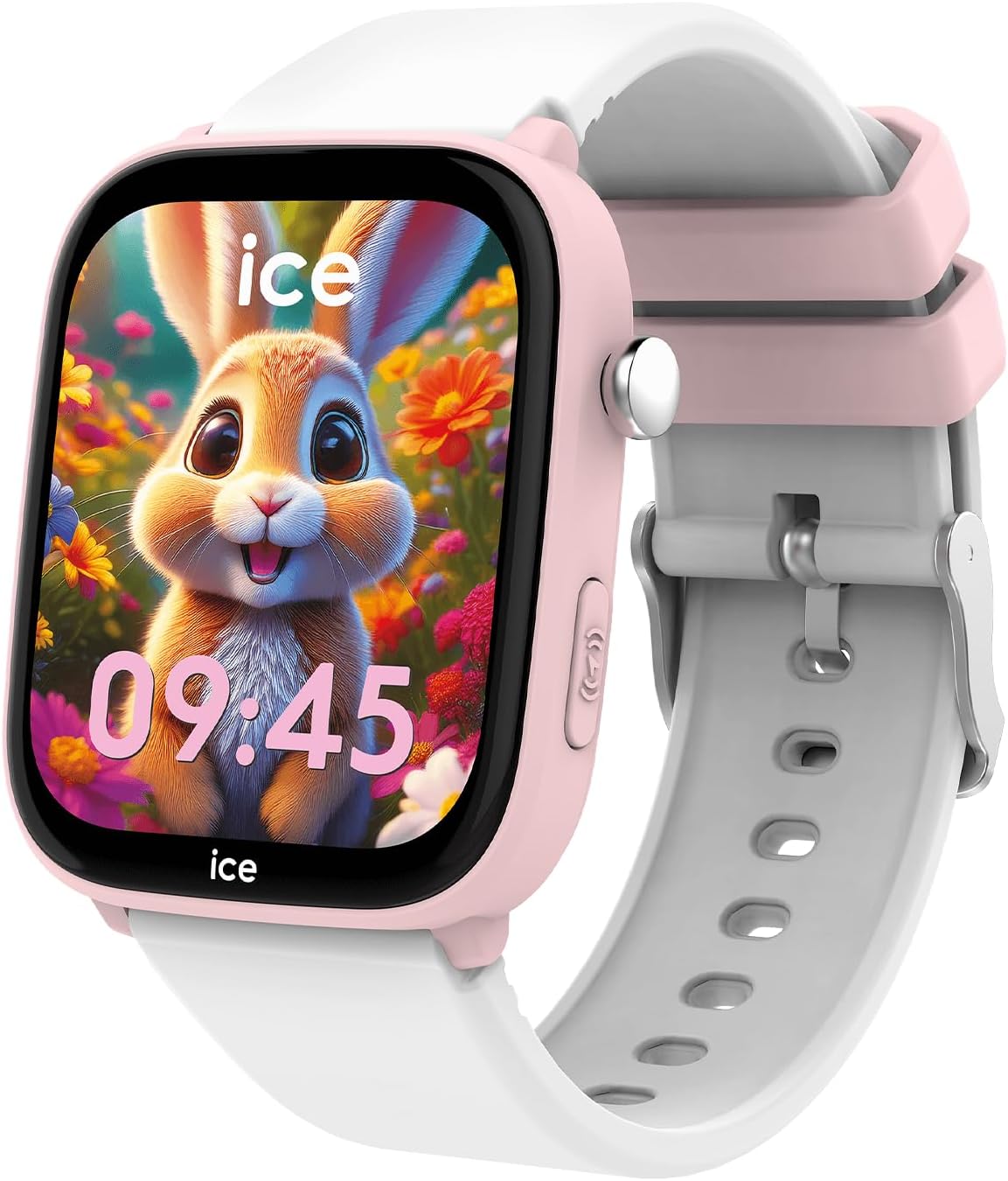 ICE-WATCH - Ice Smart Junior 3.0 Find My - Montre connectée géolocalisable pour Enfant avec Bracelet en Silicone (1.75 Pouces) - Compatible Find My, sans abonnement et sans Carte SIM